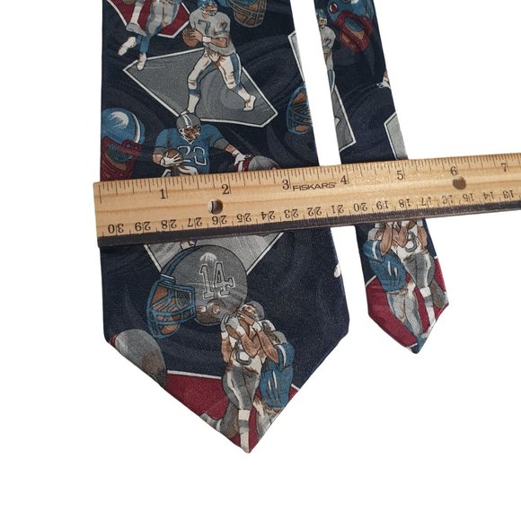 Gitano Mens Necktie Sports Football Team Designer Accessory Work Casual Dad Gift - Picture 3 of 5